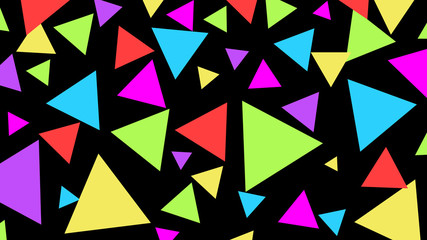 80s Geometric Background