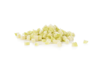 Cubed Chayote Squash