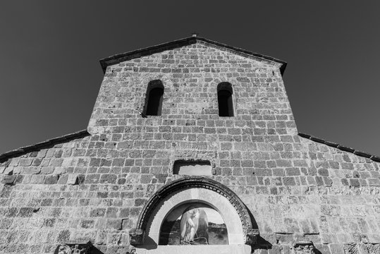 Teano, Campania, Italy. Church of San Paride ad Fontem. View of the main facade