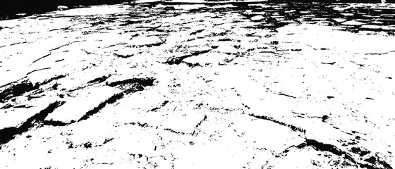 Naklejka premium Rough black and white texture vector. Distressed overlay texture. Grunge background. Abstract textured effect. Vector Illustration. Black isolated on white background. EPS10.
