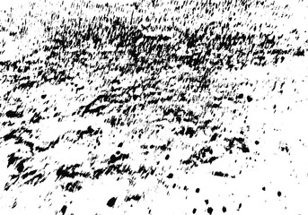 Rough black and white texture vector. Distressed overlay texture. Grunge background. Abstract textured effect. Vector Illustration. Black isolated on white background. EPS10.
