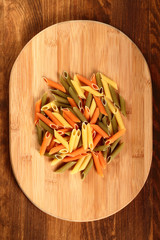 Pasta Penne Rigate Tri Color