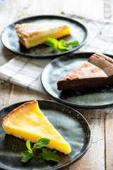 pieces of frozen cake