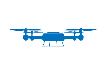 Modern quadrocopter  icon vector isolated