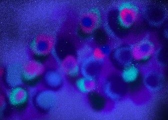 abstract background blue night painting colors