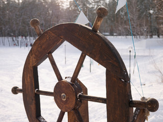 ship steering wheel