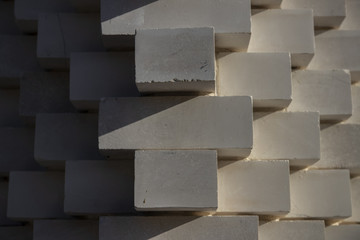 the white blocks with shadow