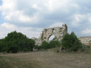 Fototapeta premium ruins of old castle