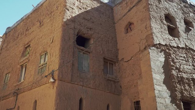 Abandoned Old Ruined Village of Al Hamra near Nizwa, Oman