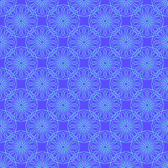 Seamless pattern on the violet background