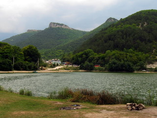 lake in the mountains