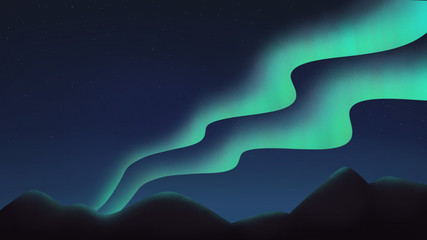 Northern Lights Graphic Background