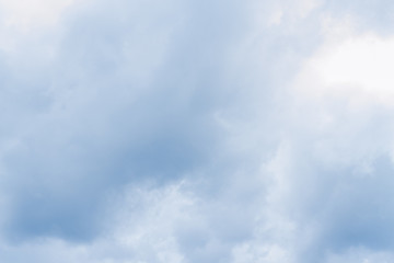 Rain storm clouds before the storm in the middle of summer