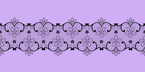 black lace border