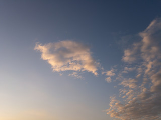 dramatic sky with clouds