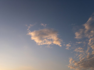 dramatic sky with clouds