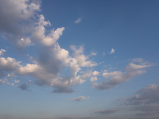 blue sky with clouds