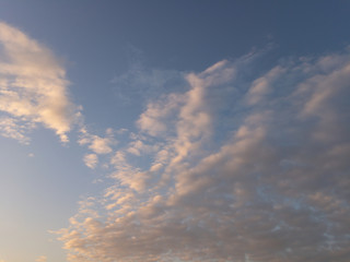 dramatic sky with clouds