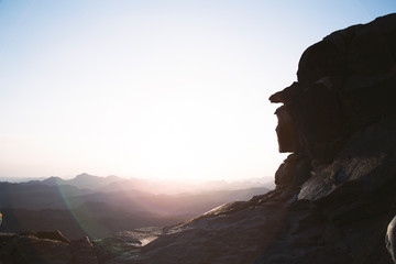 Summer landscape in mountains