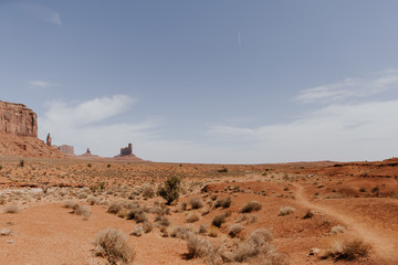 La r&eacute;serve des Navajos &agrave; Monument Valley