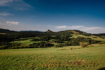 Obraz premium Summer mountain landscape in Slovakia, travel concept