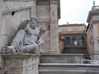 Fototapeta na wymiar Piazza del Campidoglio. Roma