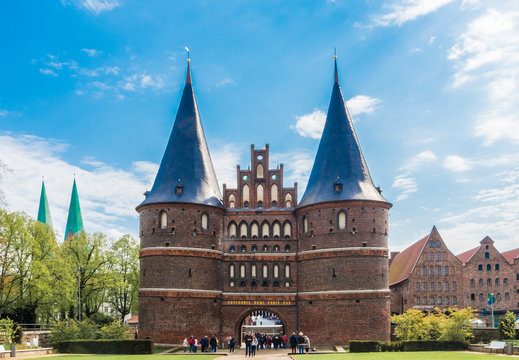 Holsten Gate in Lubeck