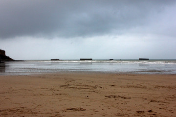 Fototapeta na wymiar The Normandy Landing Beaches