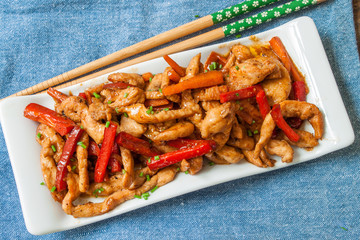 chicken with oyster sauce