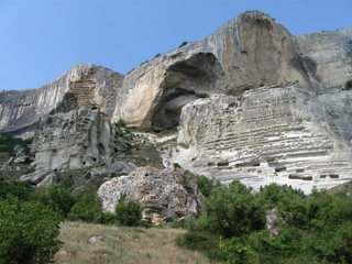 Naklejka premium view from the top of mountain