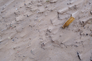 beach sand texture with water