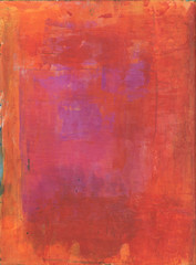 Orange and Pink Abstract Painting