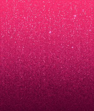 Pink shining glitter gradient vector Valentines day banner background