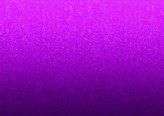 Violet glitter gradient holiday banner background, vector horizontal seamless pattern tile