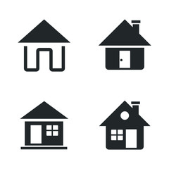 Home icon template color editable. house symbol vector sign isolated on white background illustration for graphic and web design.