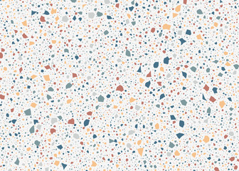 Terrazzo texture. Polished concrete floor and wall pattern. Color surface marble and granite stone, material for decoration