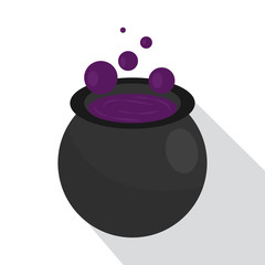 Halloween witch cauldron