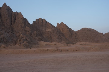Fototapeta na wymiar desert in wadi rum jordan
