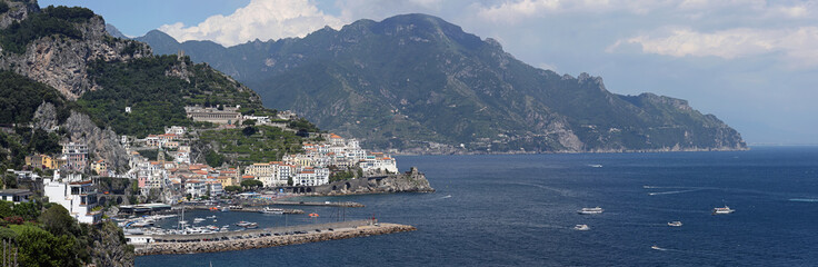 Obraz premium Panorama Amalfi Coast Italy