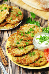 Draniki - a national dish of Belarus