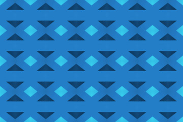 Seamless geometric pattern design illustration. Background texture. Used gradient in blue color.