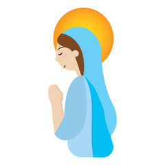 Virgin Mary. Manger character