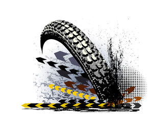Motosport wheel background