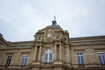 Fototapeta na wymiar Luxembourg Palace in Paris, France