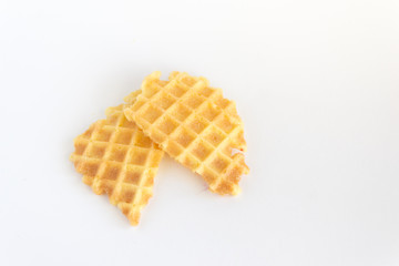 Belgian waffles thin, taste concept