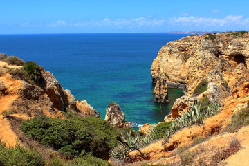 Coast in Lagos, Portugal