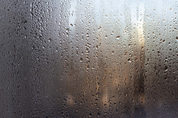 water drops on the window