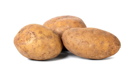 Potatoes isolated on white background. Vegetable. Food.