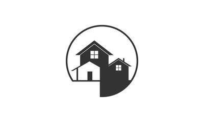 House simple luxury vector logo