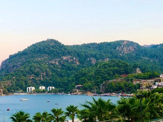 Obraz premium village in mountains